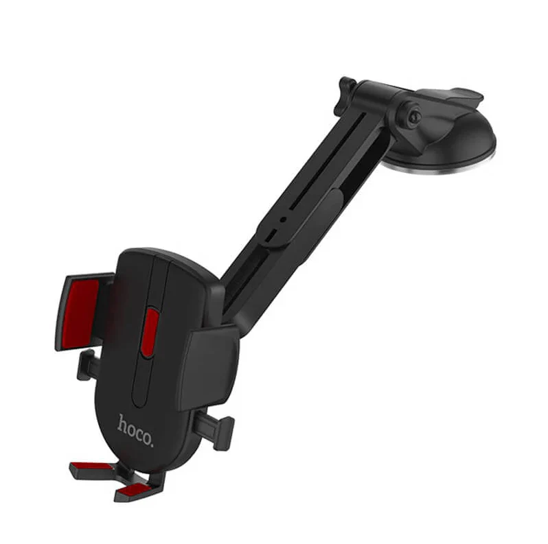 Hoco CAD01 Car Phone Holder – Easy-Lock Dashboard & Windshield Mount - Image 2