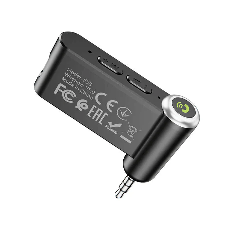 Hoco E58 Bluetooth 5.0 Audio Receiver | Wireless 3.5mm Adapter - Image 4