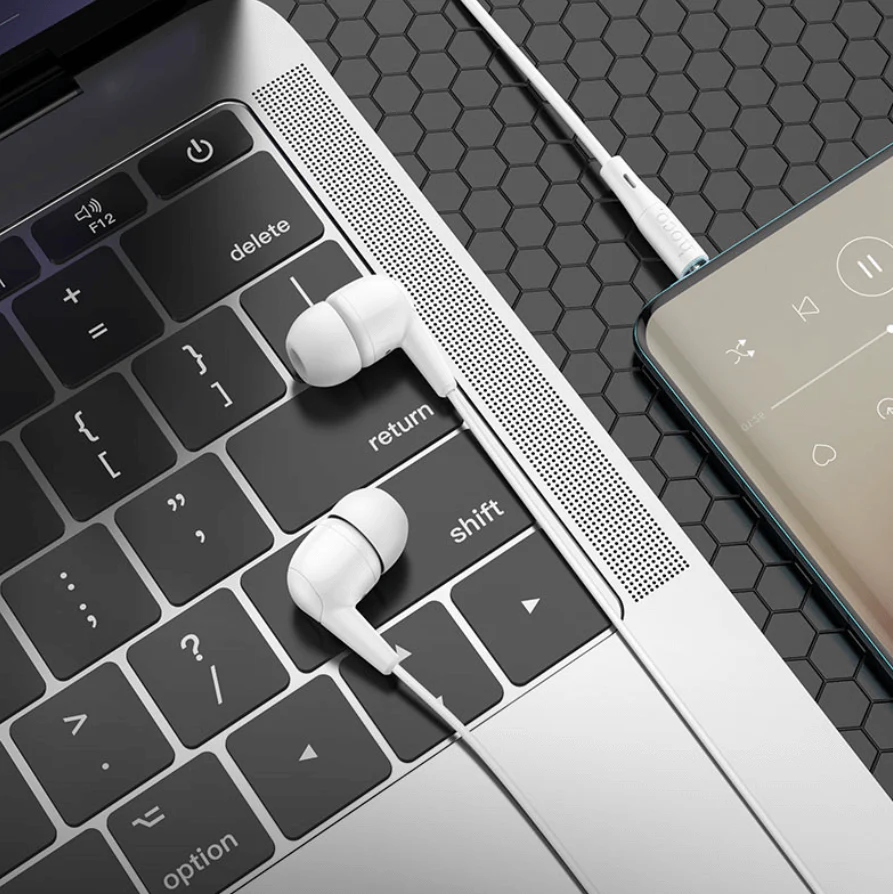 Hoco M97 Enjoy Wired Earphones with Mic 3.5mm NZ - Image 5
