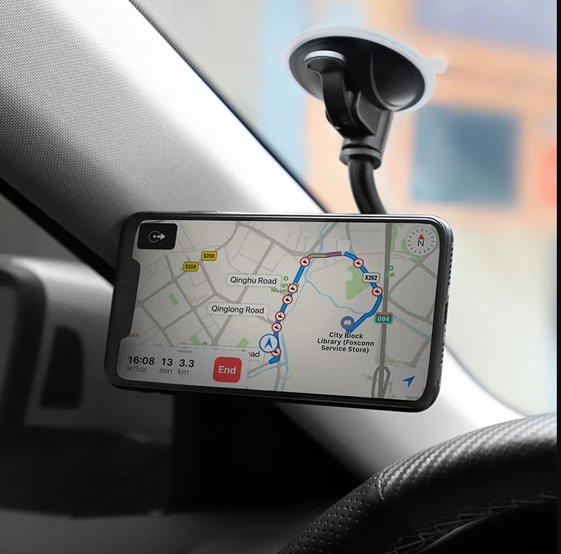 Hoco Premium Windshield Magnetic Holder (CA55) – Hands-Free Phone Mount - Image 2