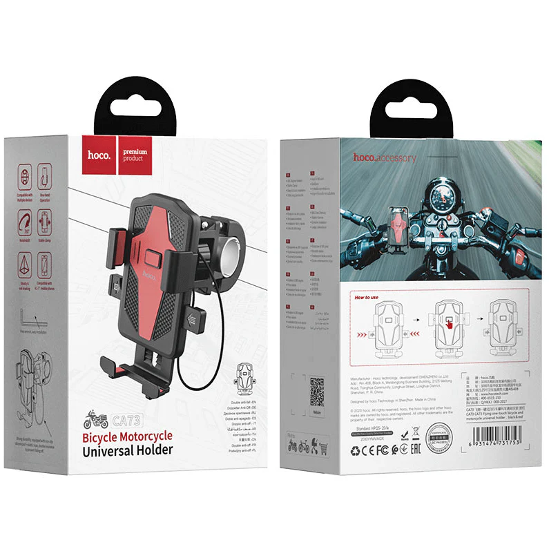 Hoco Universal Mount for Bike, Motorcycle | 4.5–7 Inch Phones - Image 6