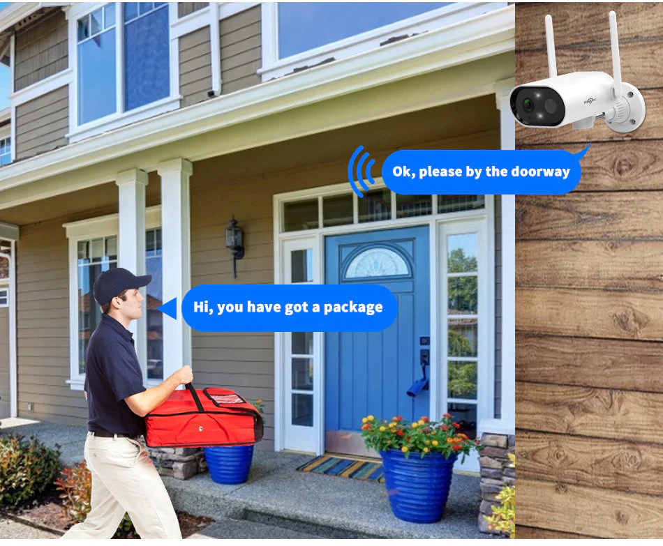 Home Security Camera Rechargeable Outdoor Waterproof Security Camera + 32GB Sd Card - Image 4