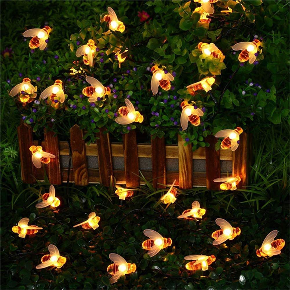 Honeybee Solar Fairy String Lights - Image 9