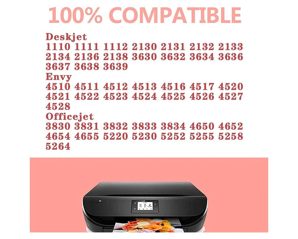 HP63 XLBK Compatible Ink Cartridge for HP Printer DeskJet 1110 1115 2130 2135 - Image 5