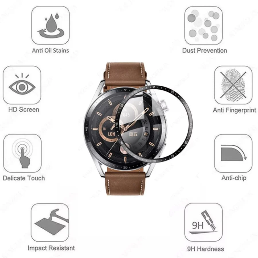 Screen Protectors for Huawei GT3 (46mm) (Pack of 2) - Image 2