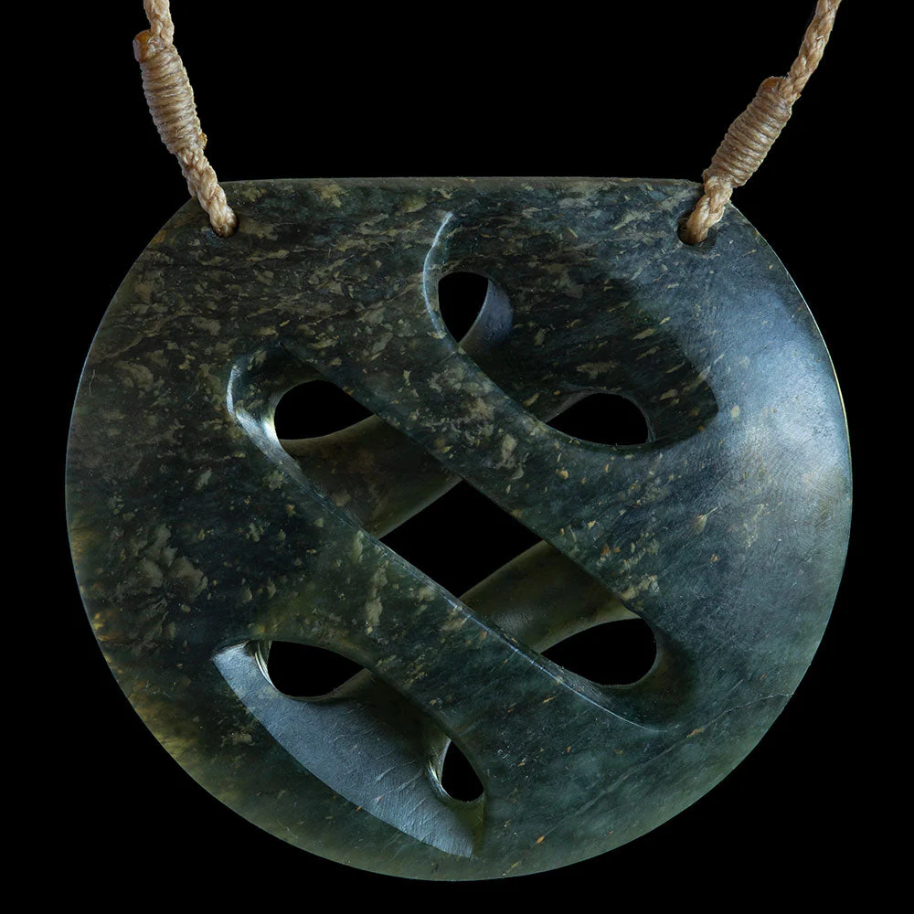 Huge Onewa Stone Crossover Twist by Alex Sands Pendant - Image 2