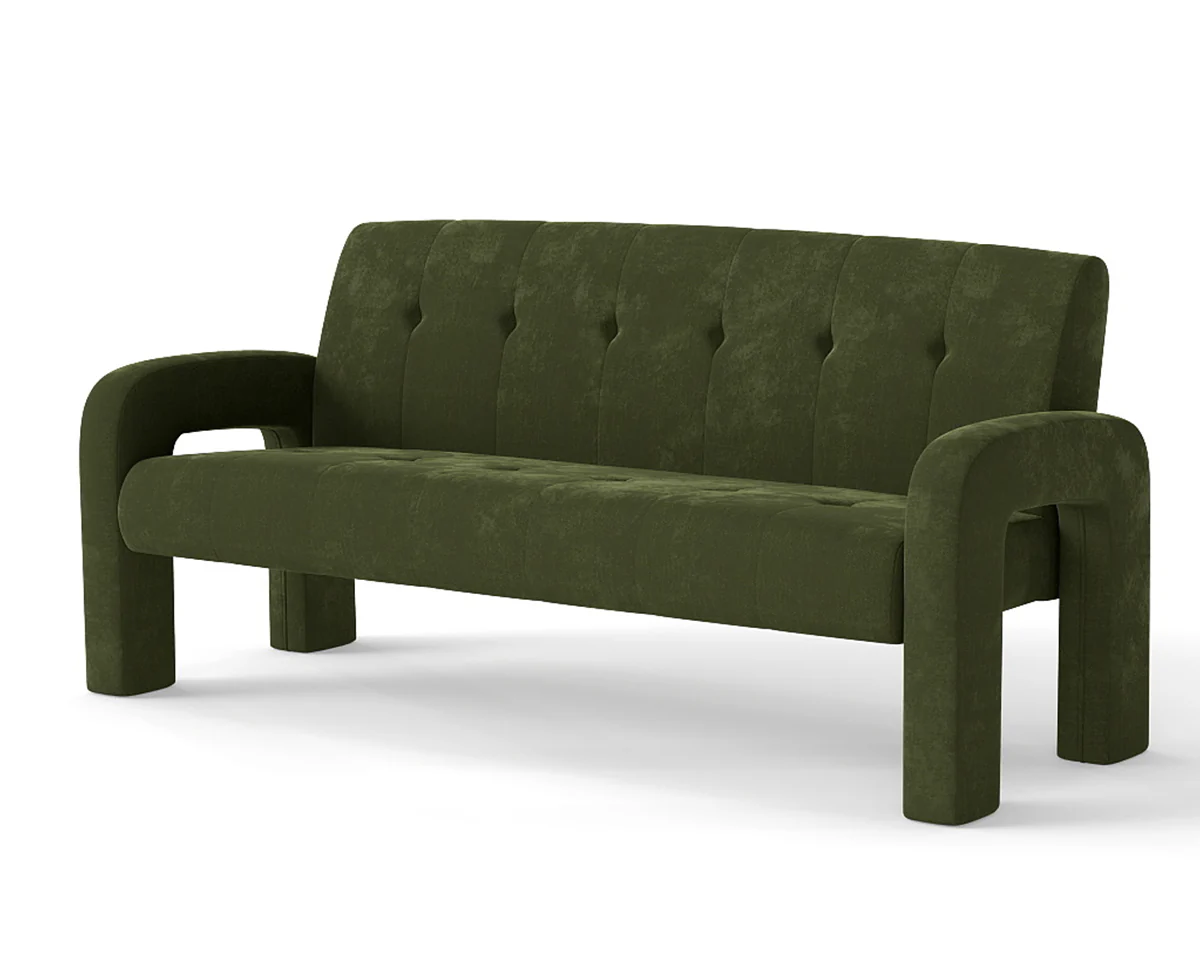Hunter Green 3 Piece Sofa Set - Image 4