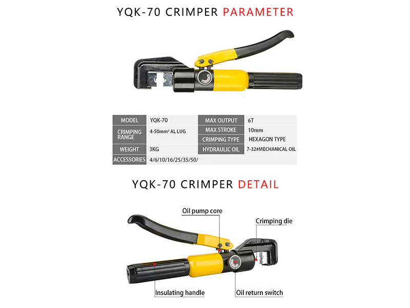 Hydraulic Crimp Crimper Tool - Image 4