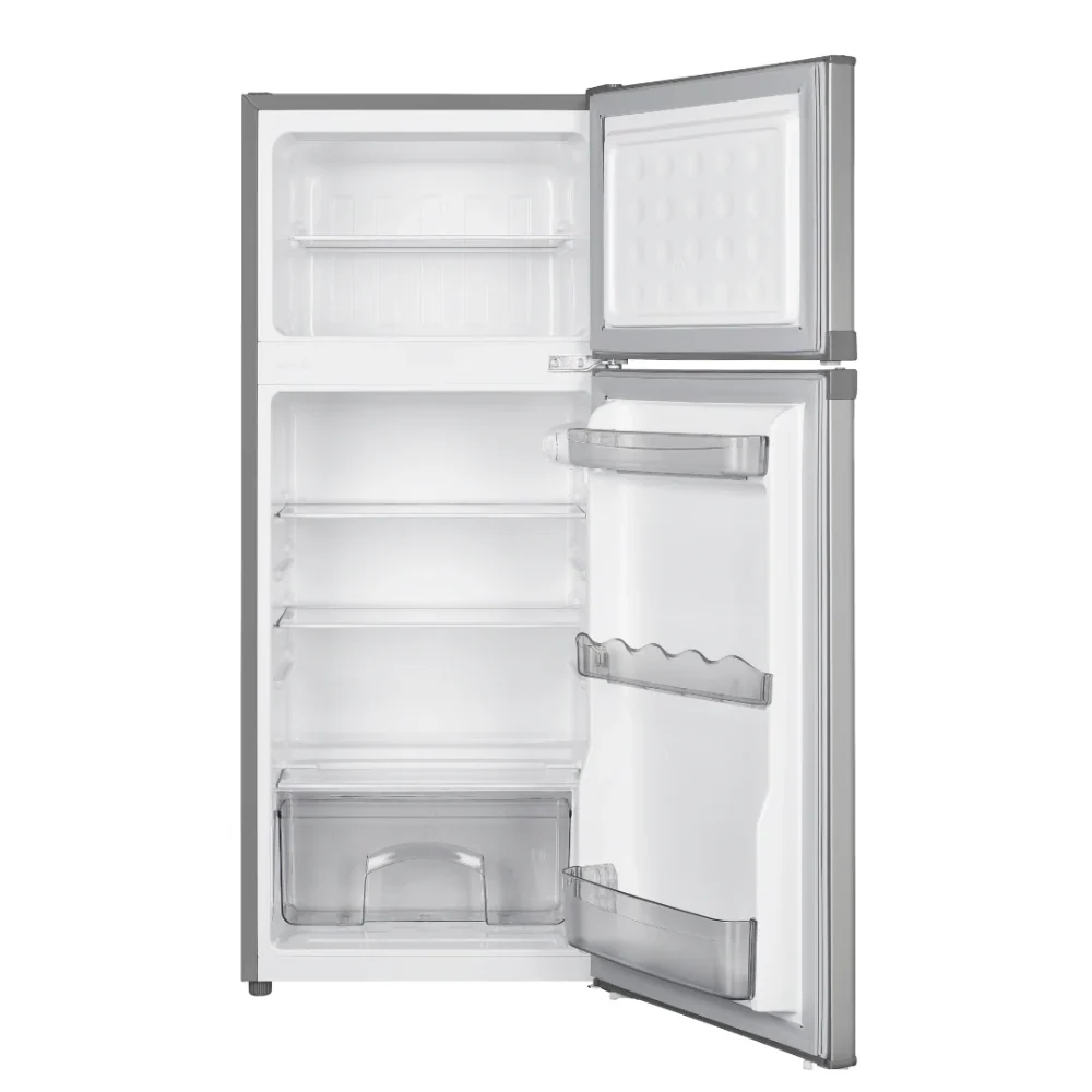 Imprasio 125L Top Mount Fridge Freezer Stainless Steel - Image 2