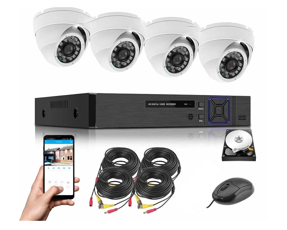 Indoor/Outdoor CCTV Dome Security Camera System - Image 2