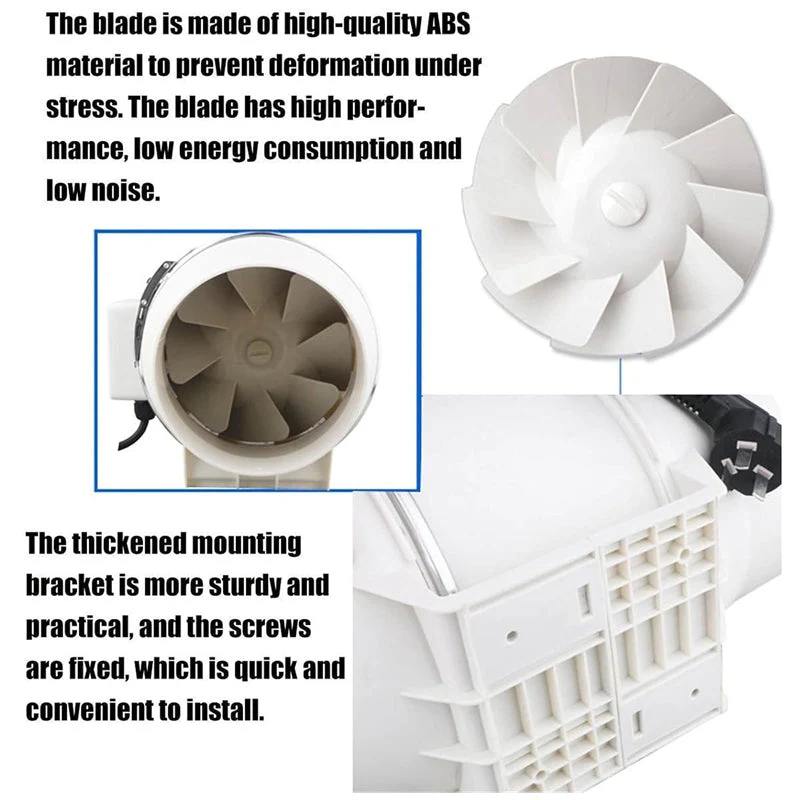 Inline Extractor Fan Exhaust Duct 150MM - Image 4