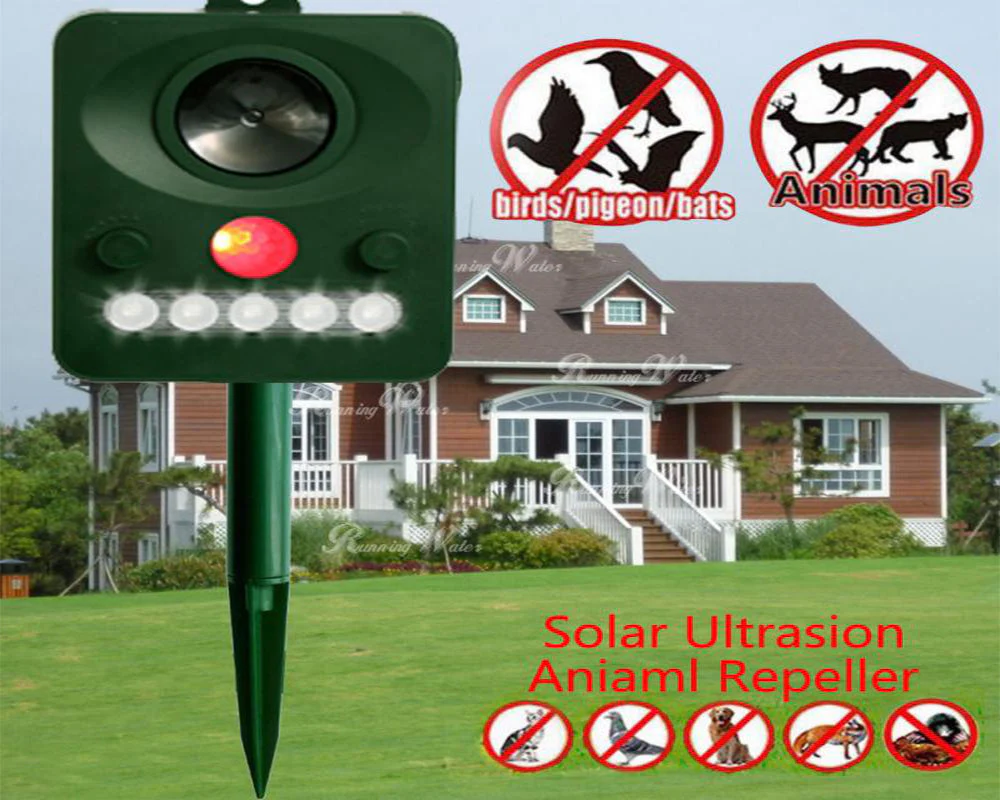 Insect Repeller Animal Repeller Ultrasonic Solar Powered - Image 4