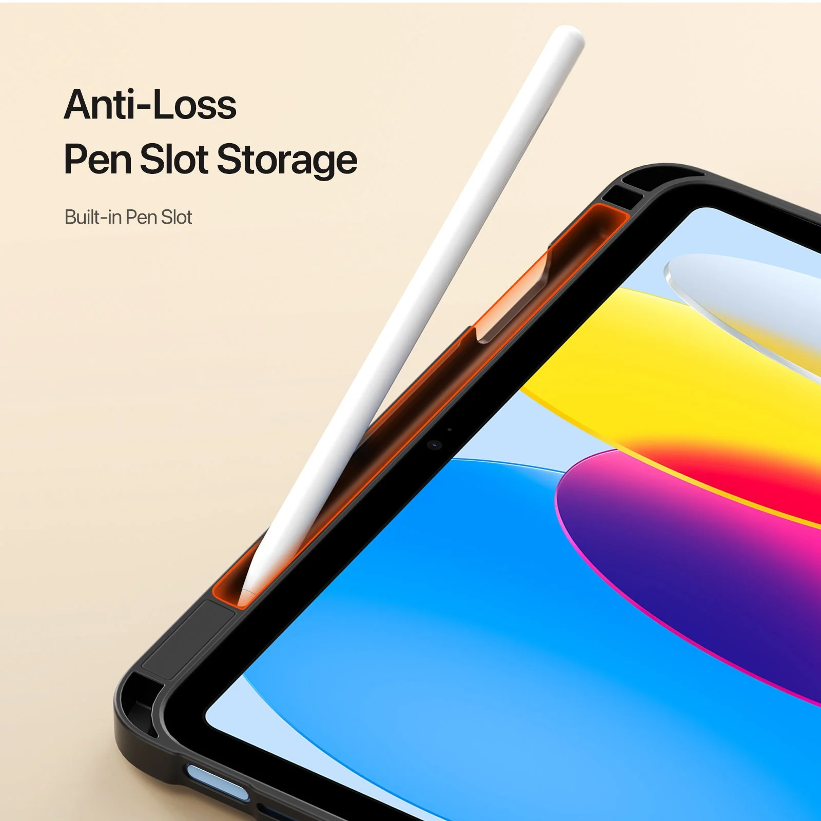 iPad 10 10th / 11 A16 (2025) Protective Case Cover With Apple Pencil Holder - Image 6