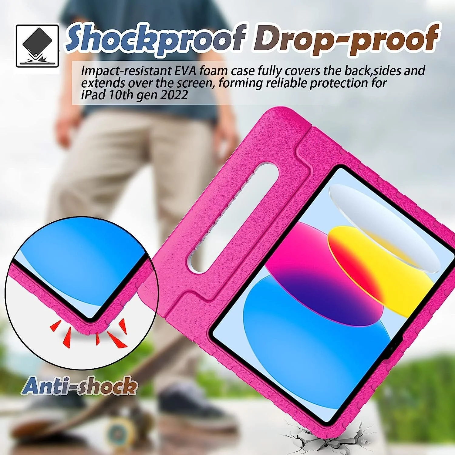 iPad 10.9" Case (10th Gen 2022), iPad 11 (A16 2025) EVA School - Image 3