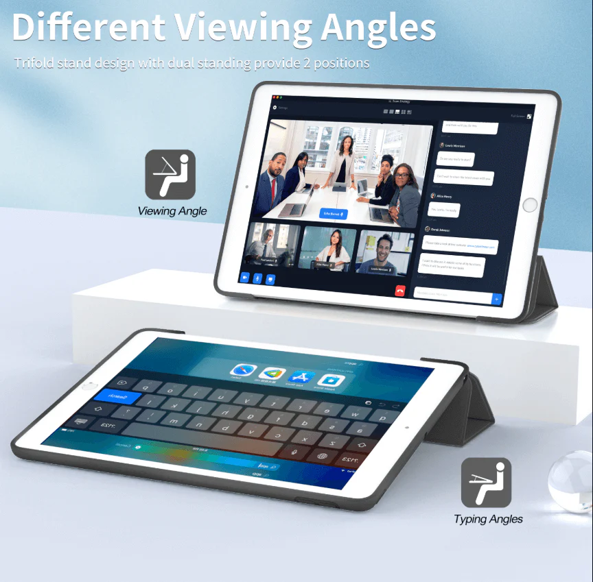 iPad 5th Gen 9.7" Ultra Slim Smart Case – Trifold Protective Cover - Image 7