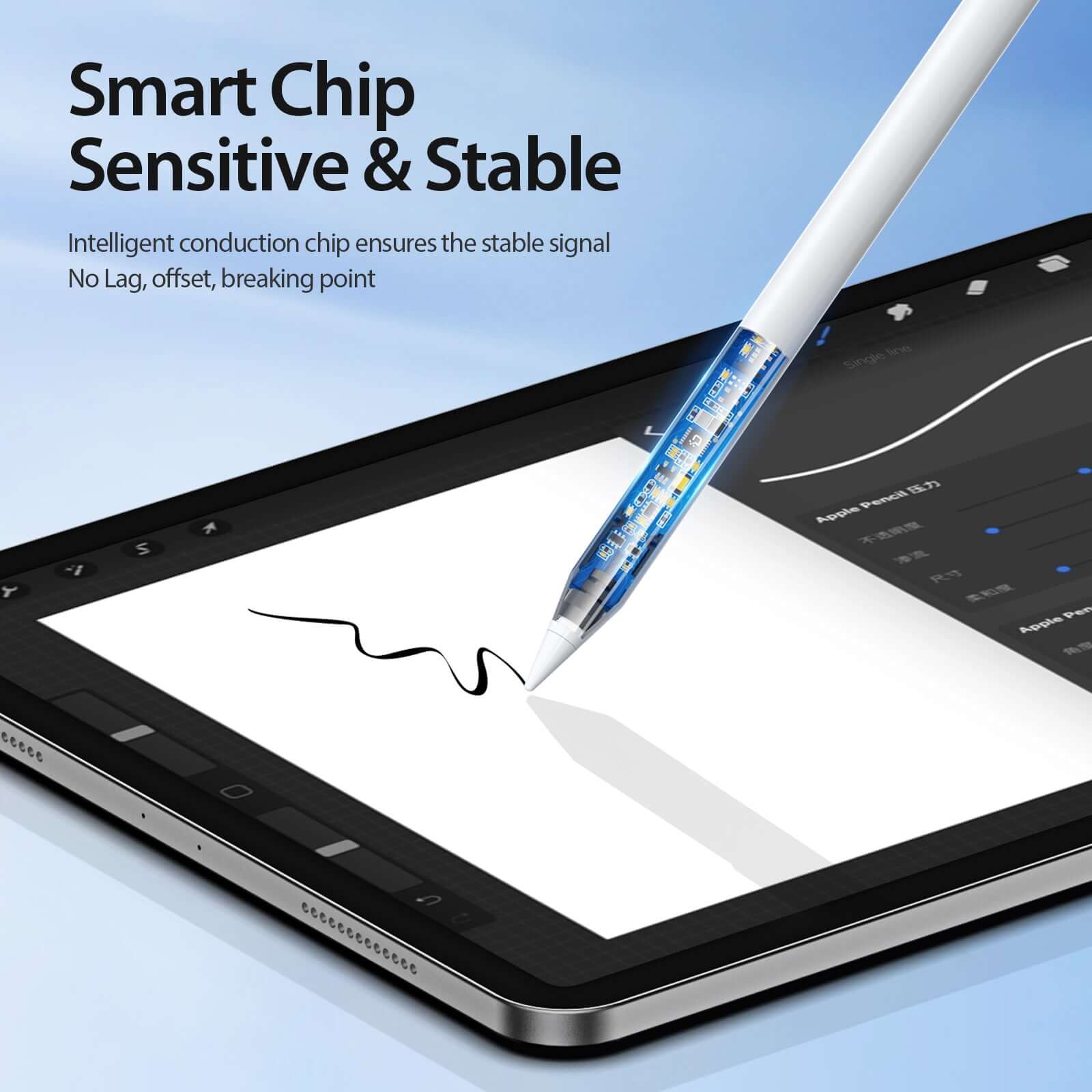 iPad Active Stylus Pen with Digital Display - Image 5