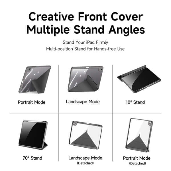 iPad Air 11 / Air 5 / Air 4 Smart Flip Multi Stand Case with Pencil Holder - Image 6