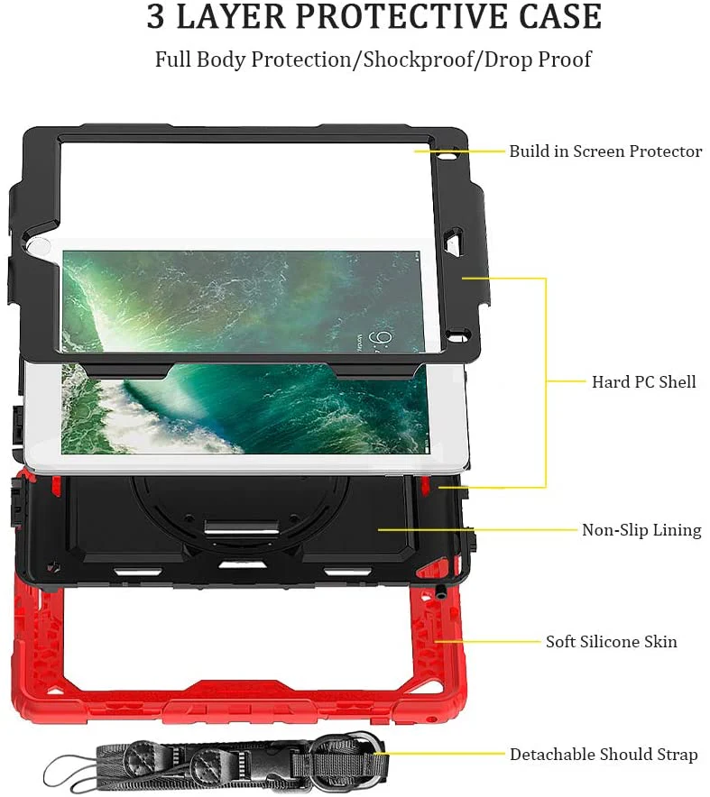 iPad Air Case Air 2 Case Cover 9.7 Case 2017 2018 - Image 5