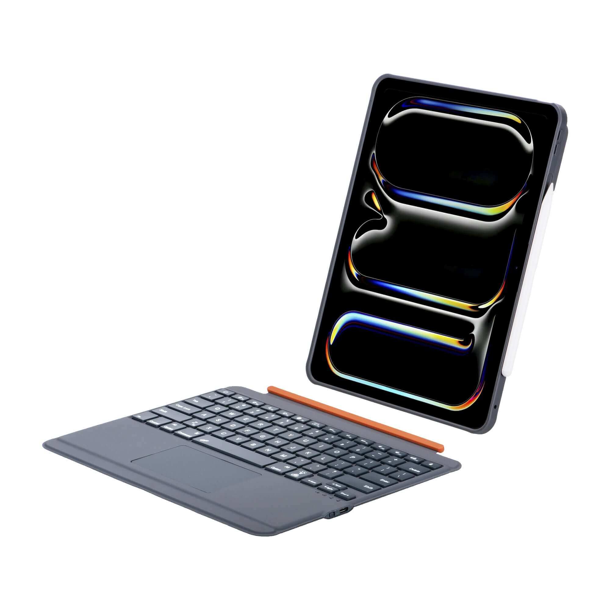 iPad Pro 13 M4 M5 Detachable Bluetooth Keyboard With Stand Case - Image 3