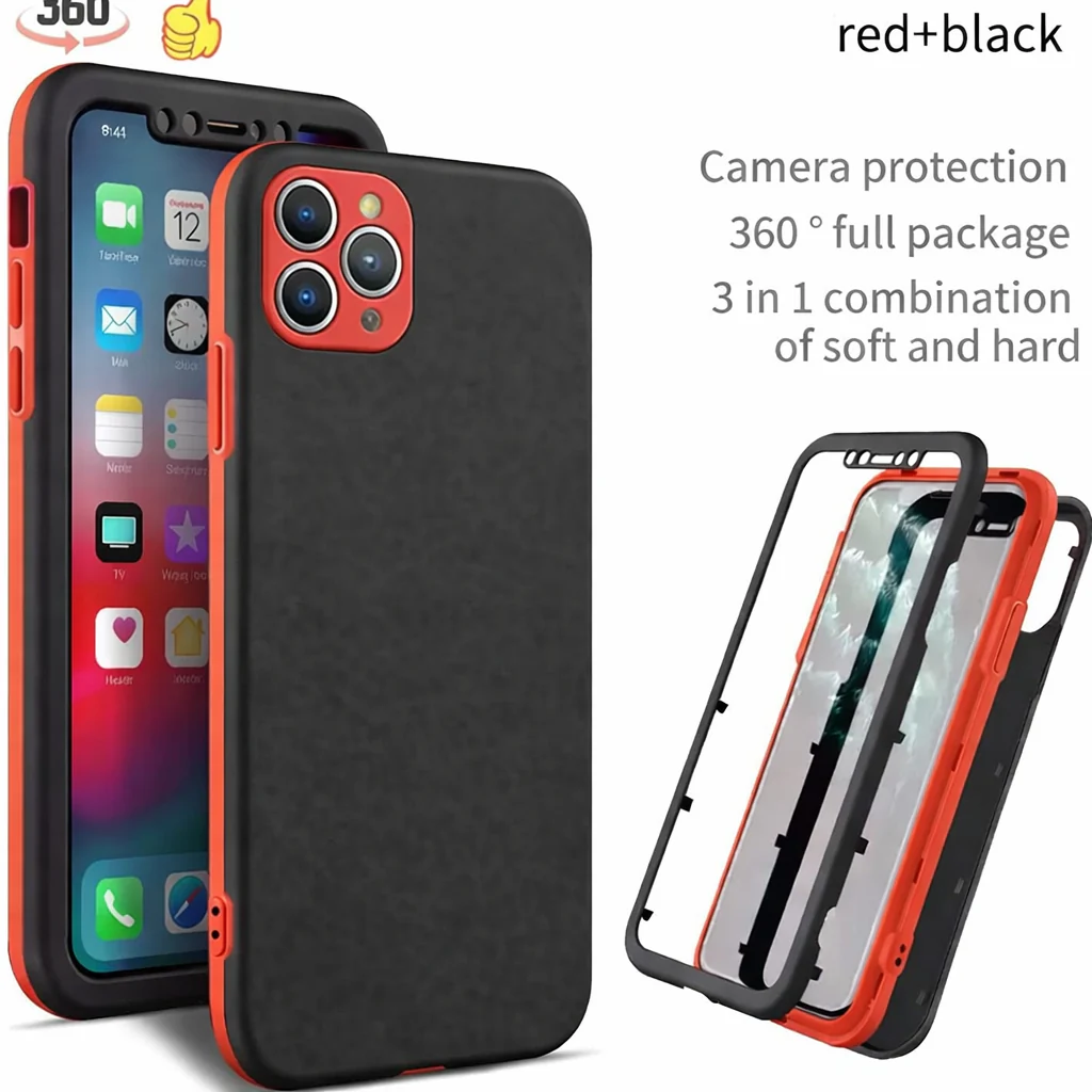 iPhone 11 Pro 360 Degree Case – 3-Piece Full Body Protection Cover - Image 2