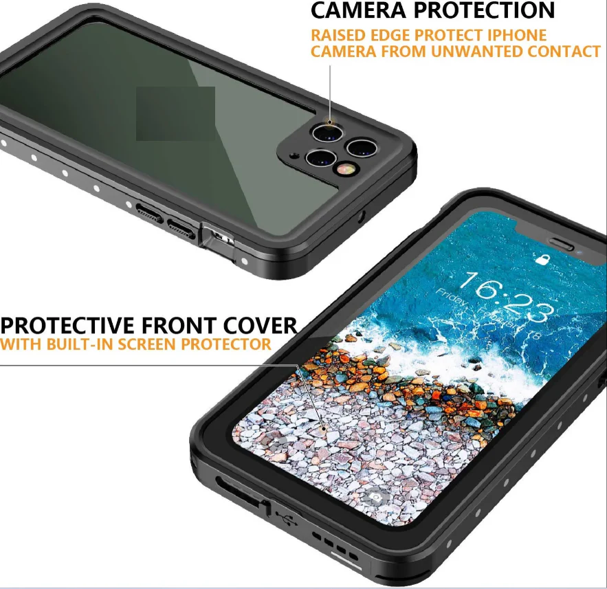 iPhone 11 Pro Waterproof Case Redpepper Full Protective Cover - Image 3