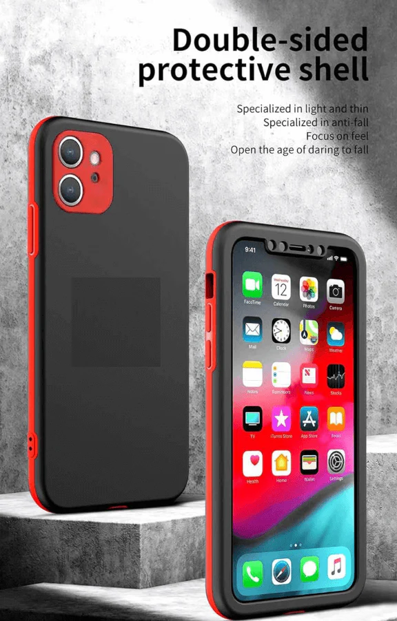 iPhone 12 Mini 360 Degree Case – 3-Piece Full Body Protection Cover - Image 3