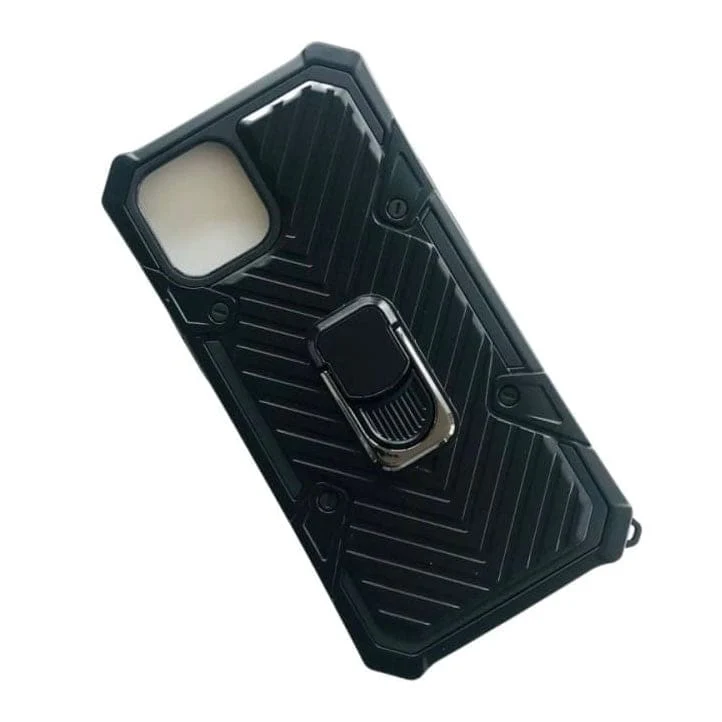 iPhone 12 Pro Max (6.7”) Rugged Armor Case (Black) - Image 2