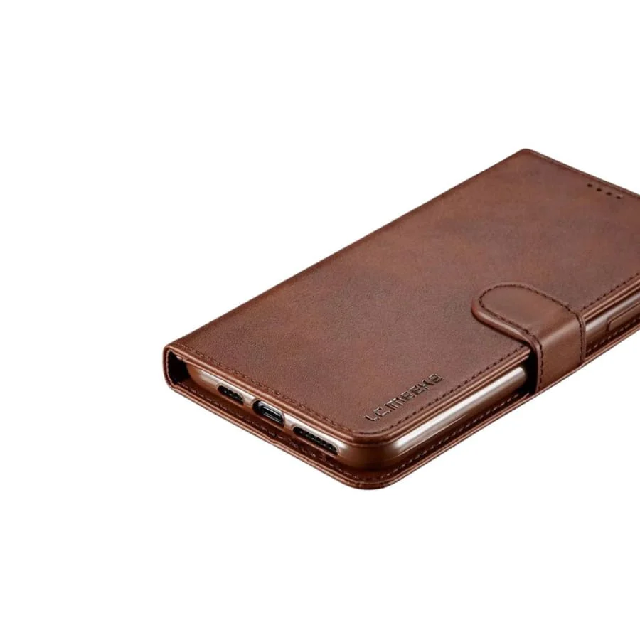 iPhone 13/iPhone 13 Pro (6.1”) Leather Flip Case - Image 9