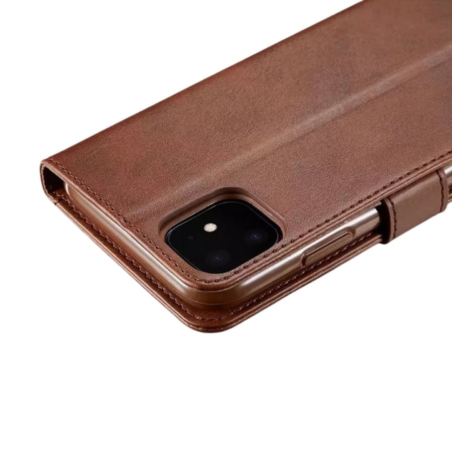 iPhone 13 Pro Max (6.7”) Leather Flip Case - Image 4