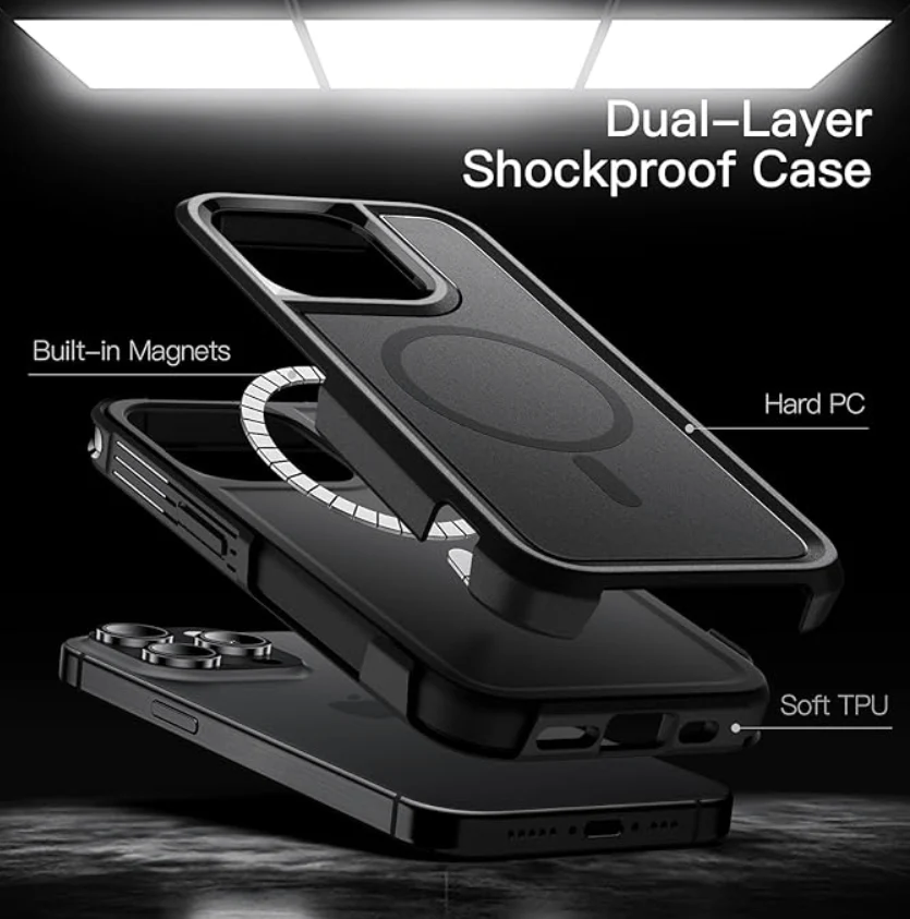 iPhone 16 Pro MagSafe Case – Rugged Shockproof Heavy Duty Cover - Image 3