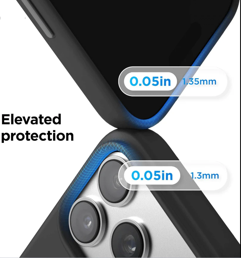 iPhone 17 Pro Black Silicone Case – Soft Protective Cover - Image 2