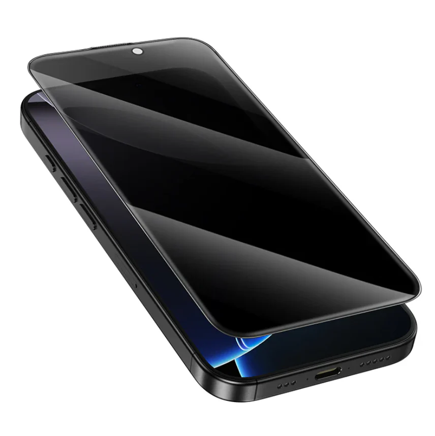iPhone 17 Pro Max Privacy Tempered Glass Screen Protector – 9H Anti-Spy - Image 2