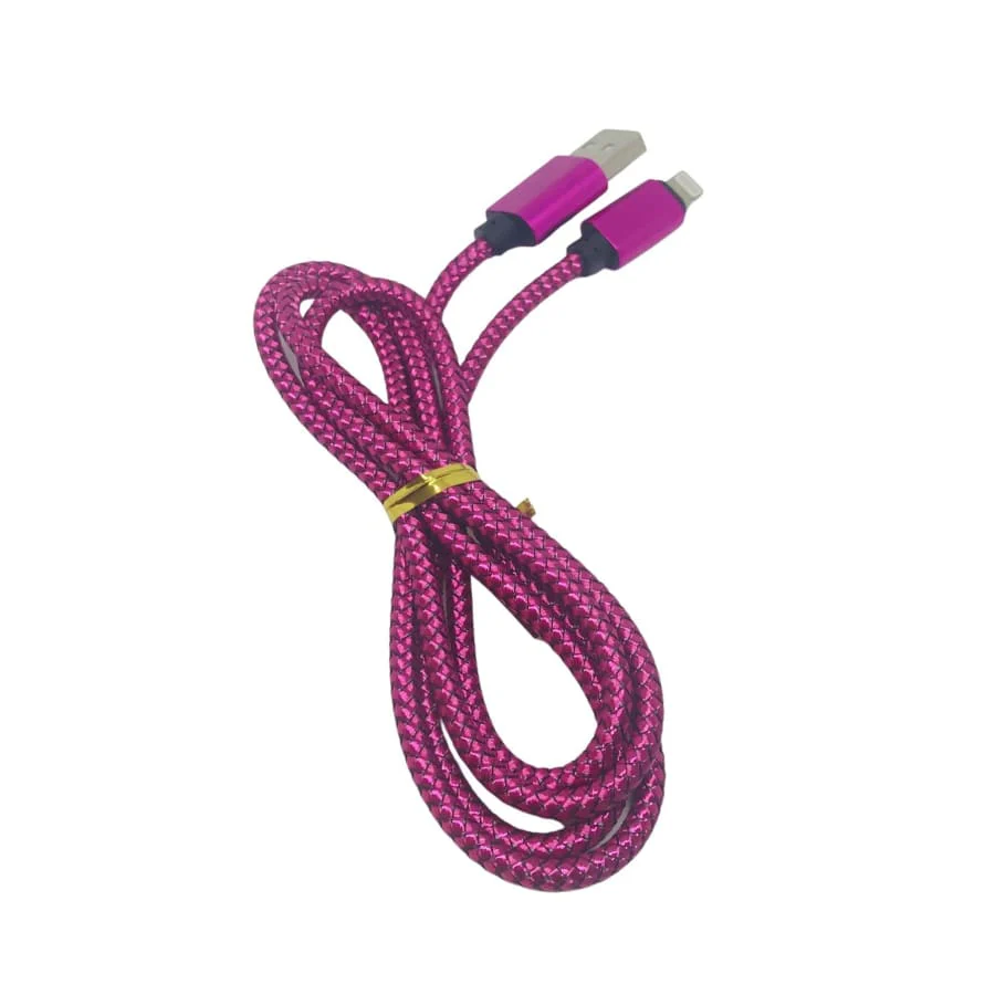 iPhone/iPad Charger Cable - 1m (Rose Red) - Image 2
