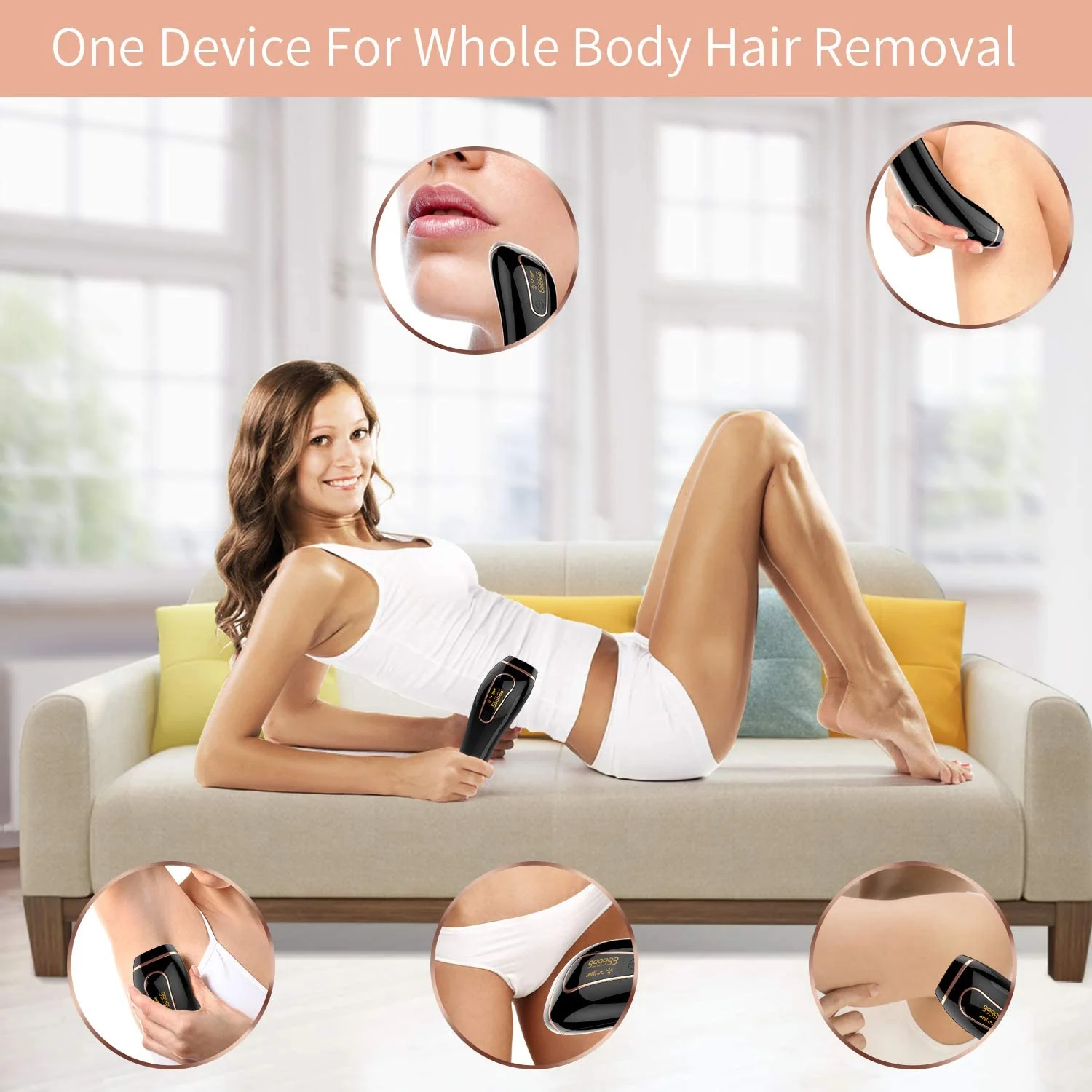 IPL Hair Removal System, Permanent Painless 999,999 Flashes - Image 5