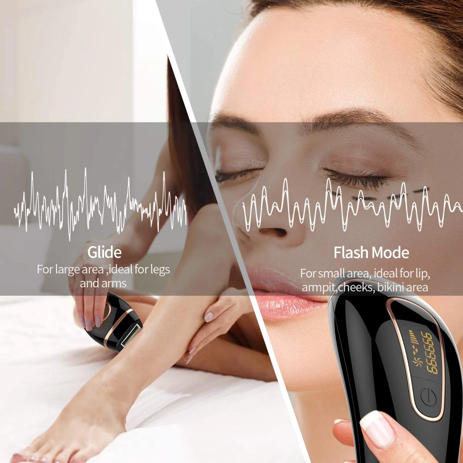 IPL Hair Removal System, Permanent Painless 999,999 Flashes - Image 7