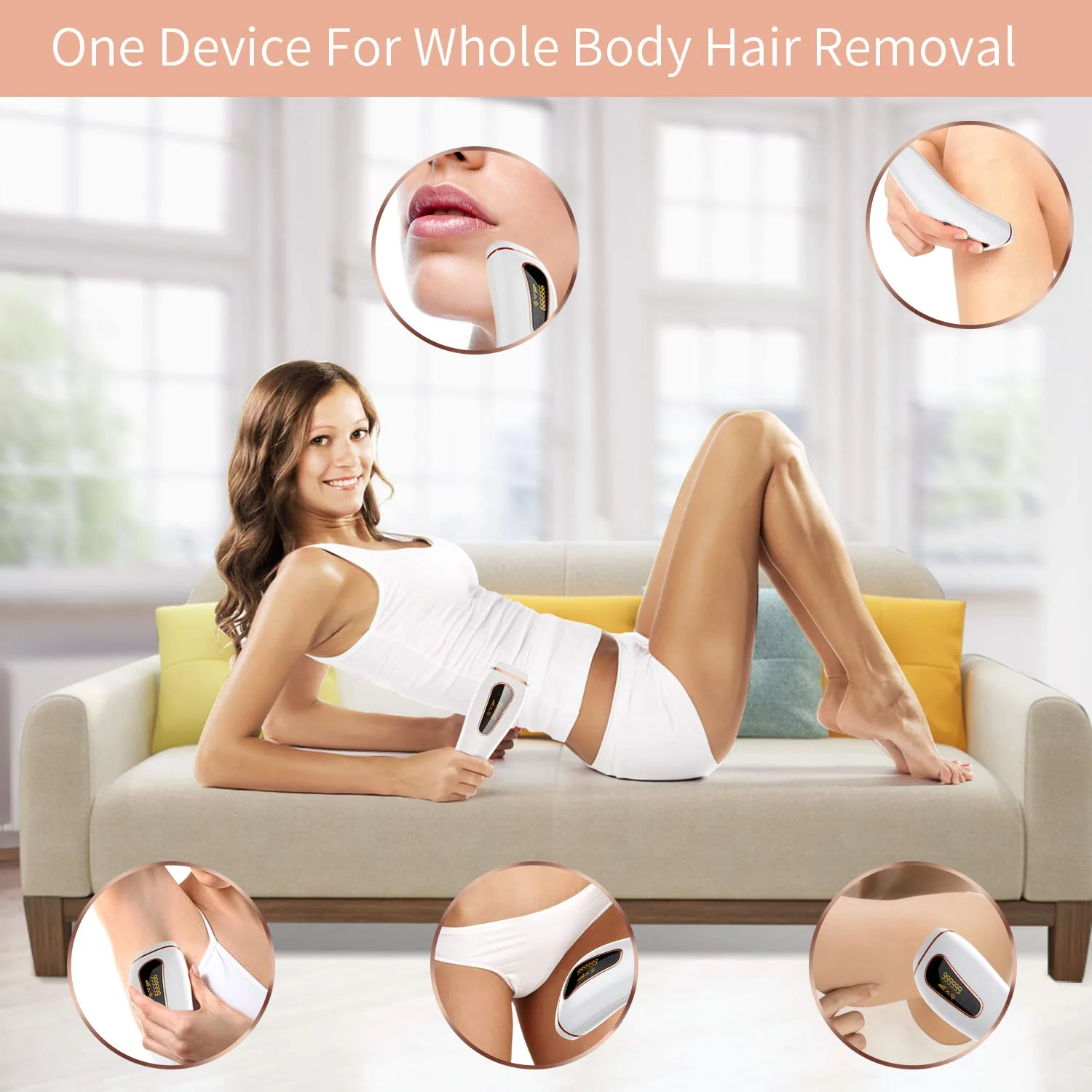 IPL Hair Removal System, Permanent Painless 999,999 Flashes - Image 4