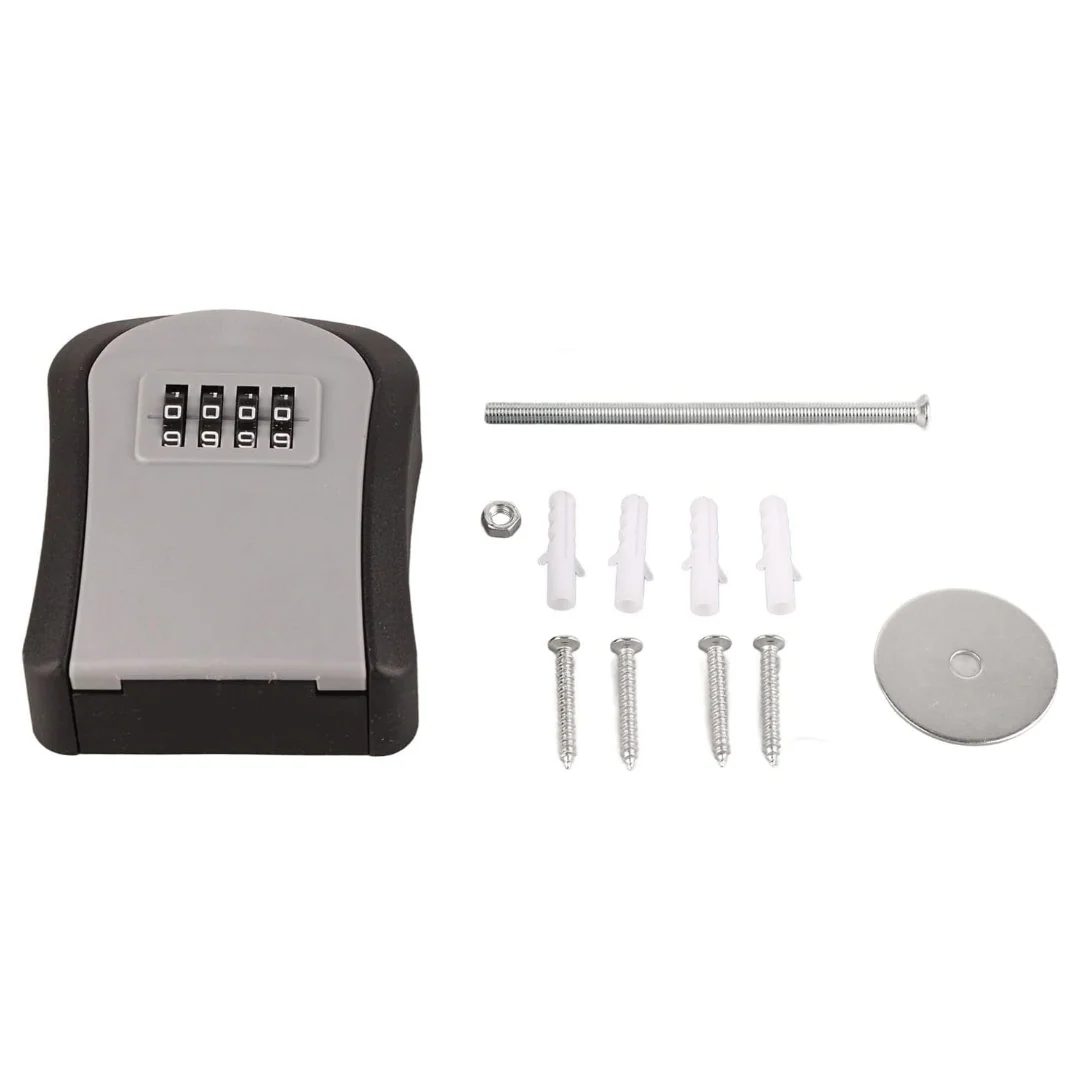 Key Lock Box Combination Wall Mount Safes Storage Box Key Storage - Image 4