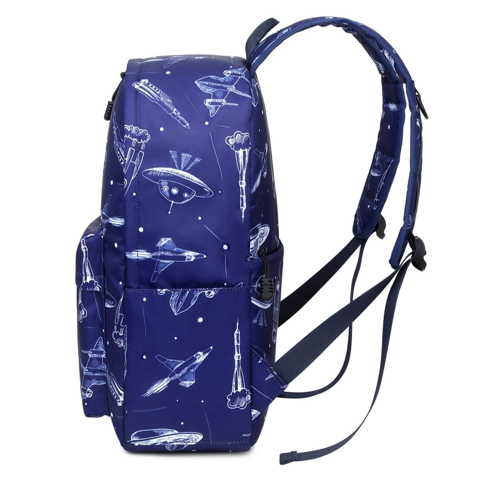 Kids Backpack & School Bag for Boys | Spaceship - Image 4