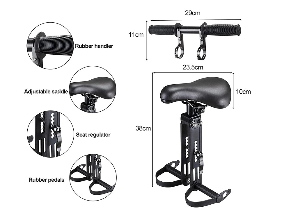 Kids Bike Seat and Handlebar Pack (2-5 years) - Image 6