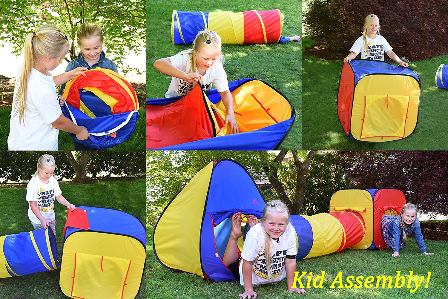 Kids Crawl Tunnel Play Tent - Image 8