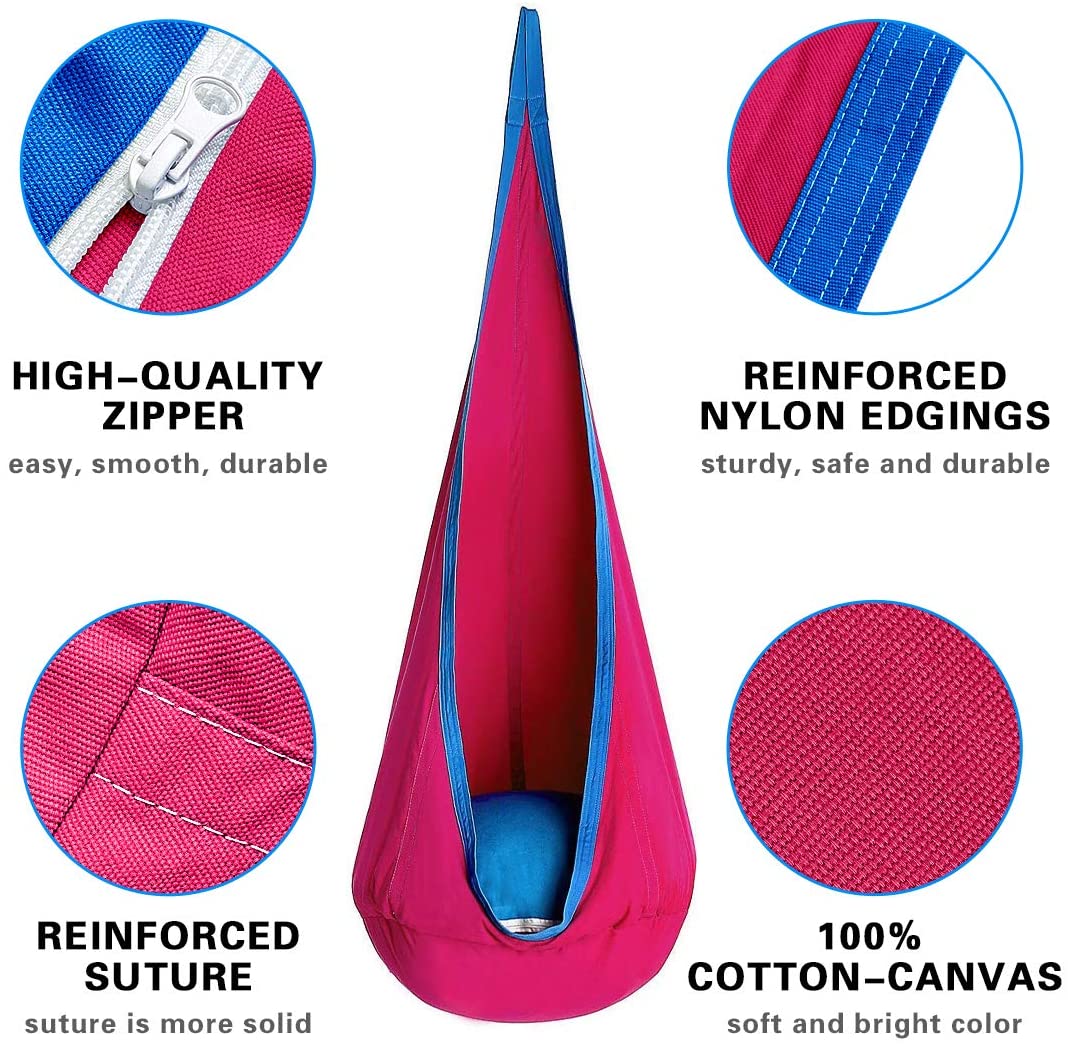 Pod Swing Chair Tent Hanging Seat Hammock - Image 6