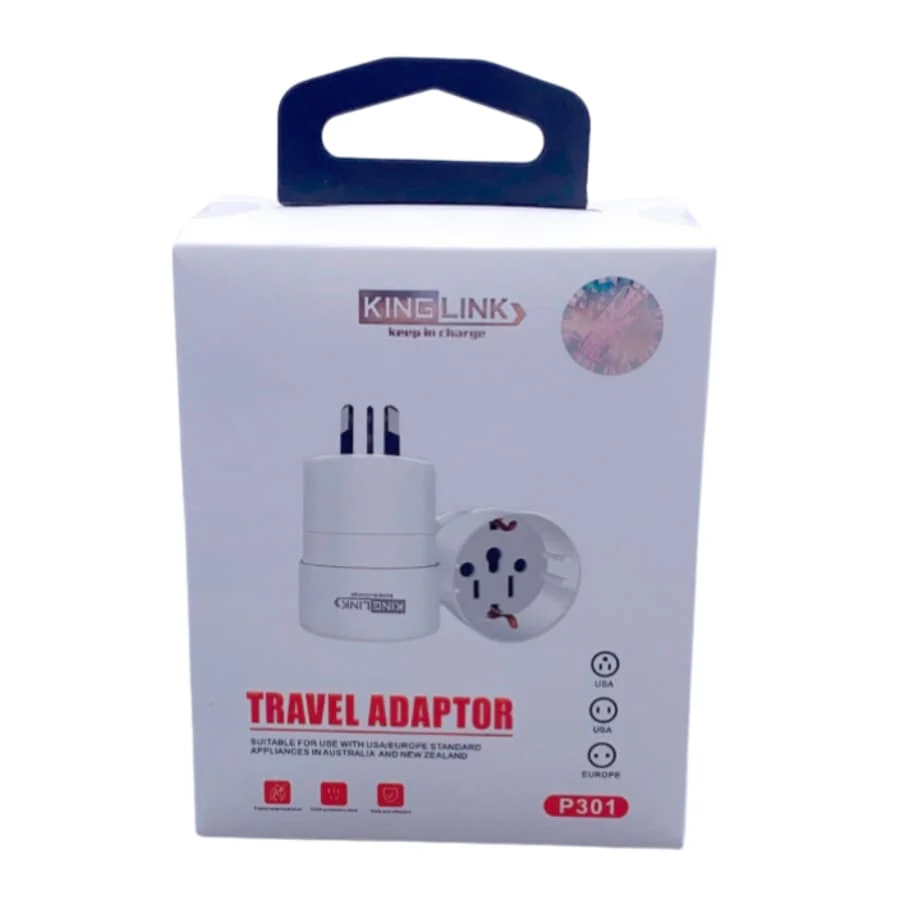 Kinglink Travel Adapter P301 Wall Plug (USA & Europe to NZ & AUS) - Image 2