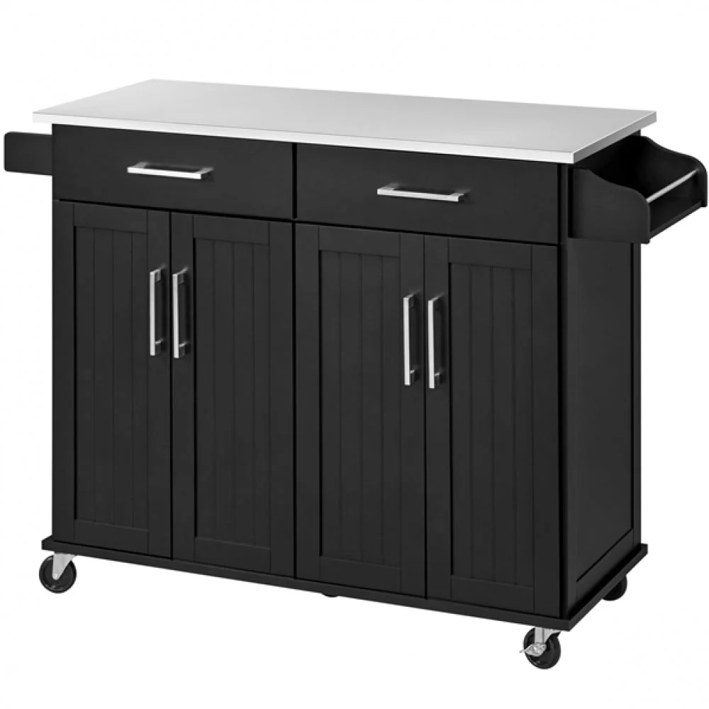 Kitchen Island Cart On Wheels - Image 2