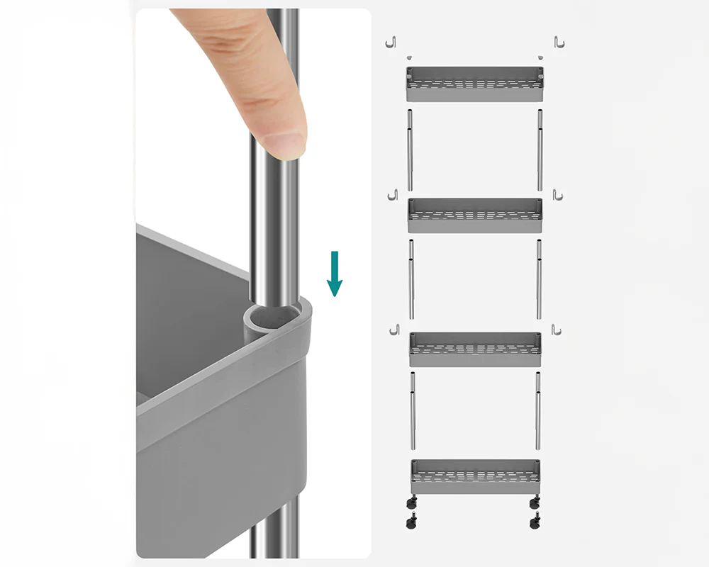 Kitchen Storage Trolley - Image 7