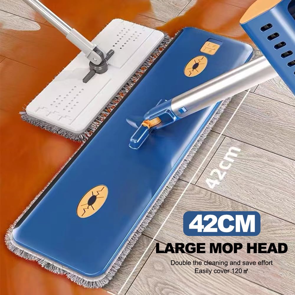 Large Flat Cleaning Mop Adjustable Cleaning Mop - Image 4