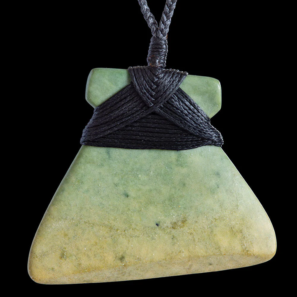 Large Flower Jade Toki by Nick Balme Pendant - Image 2