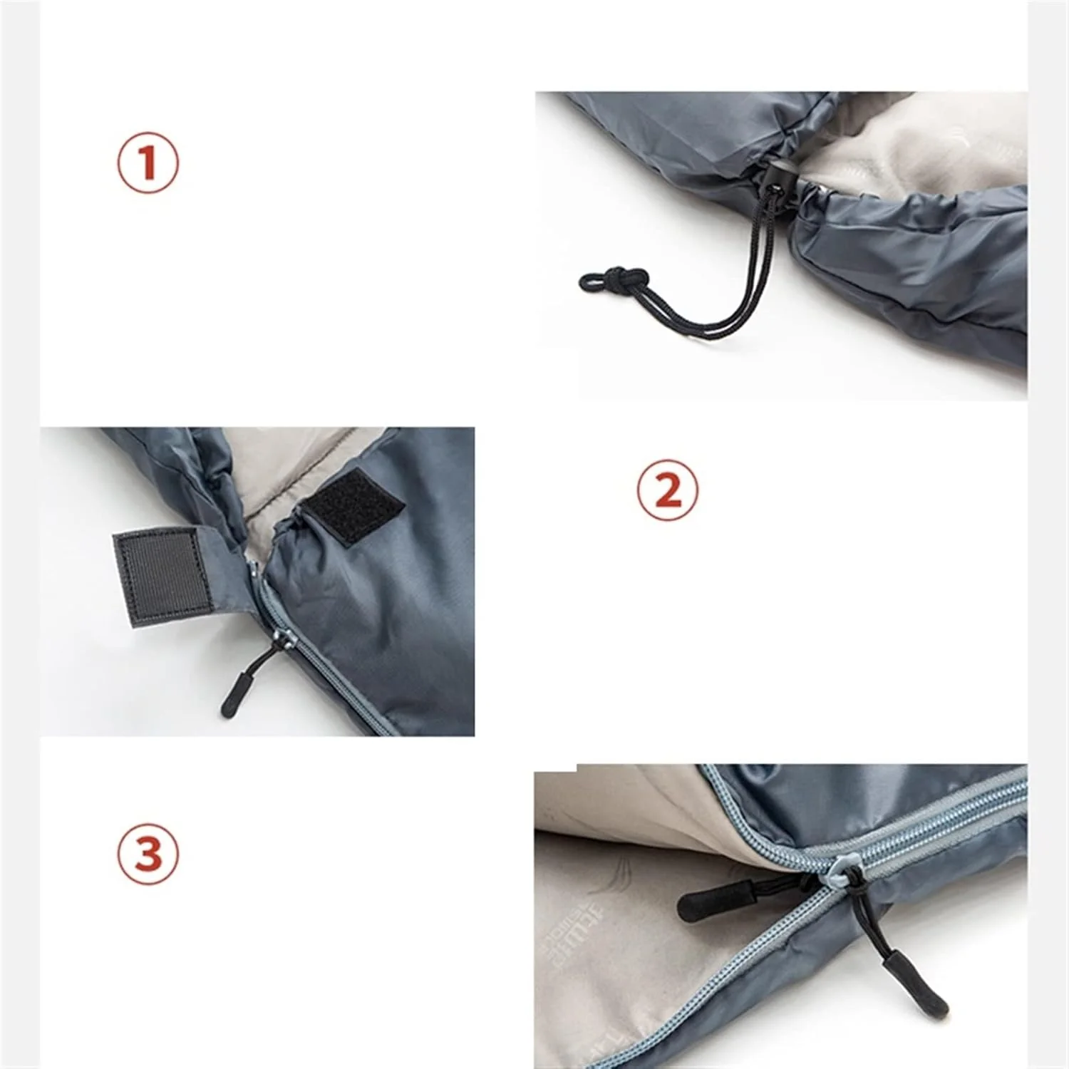 Large Rectangular Sleeping Bag – 230 x 100 cm, Ideal for Camping, Hiking, Picnic & Outdoor Use - Image 9