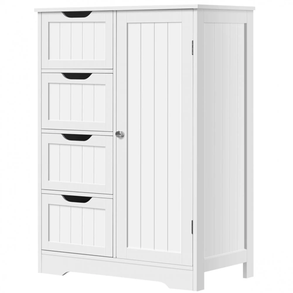 Large Wooden Bathroom Floor Cabinet - Image 4