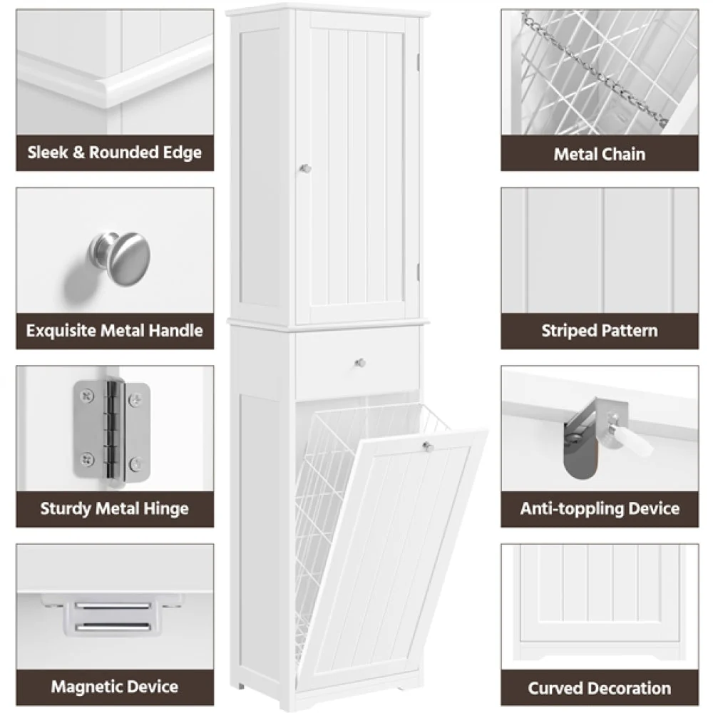 Laundry Hamper with Shelves - Image 6