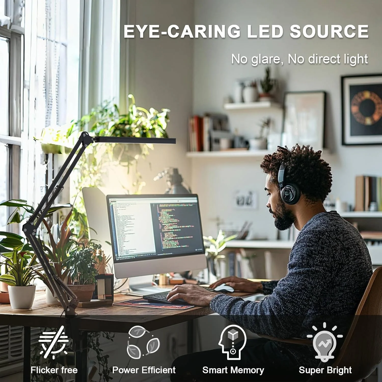 LED Desk Lamp Reading Light Lamp - Image 8